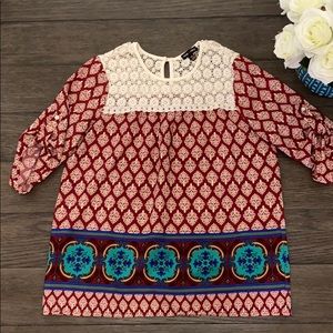 Boho style girls blouse